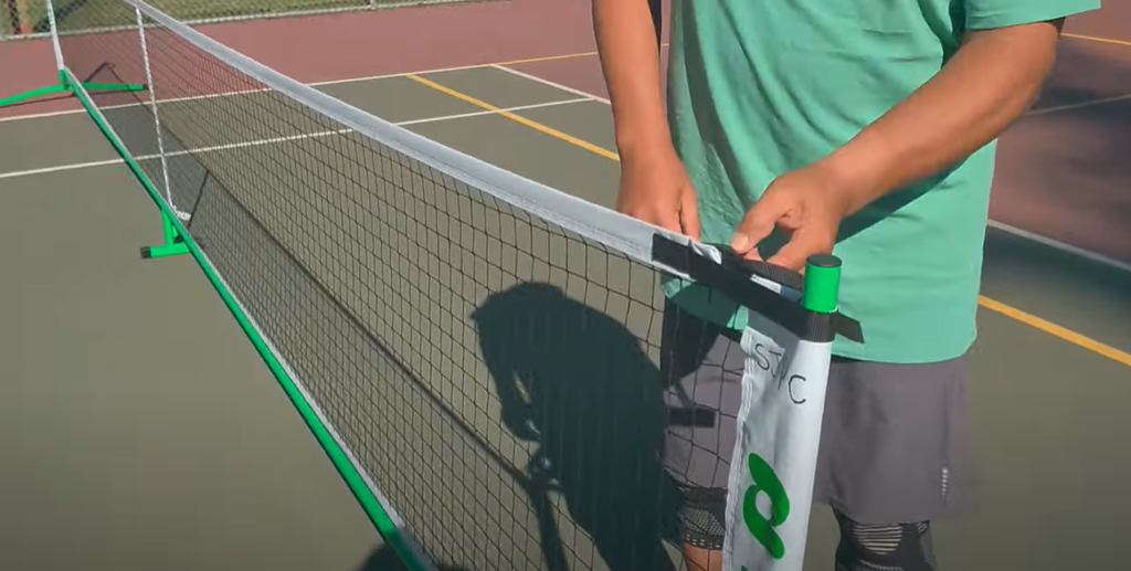 When should the Pickleball net be replaced?