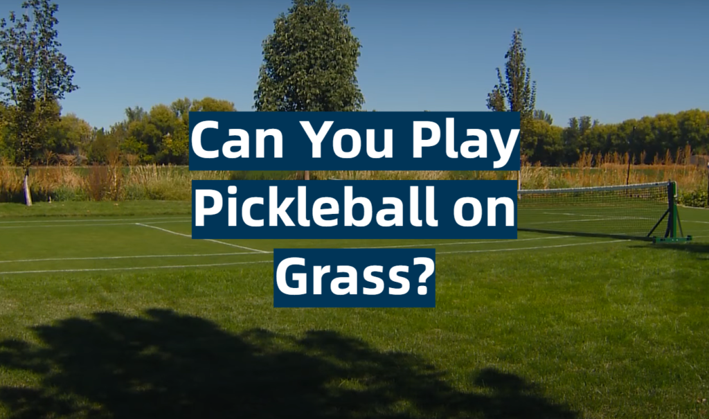 Can You Play Pickleball on Grass? SportProfy