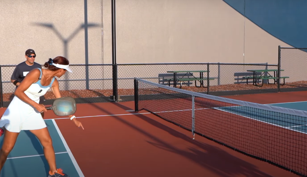 Can you spike on a serve in pickleball?